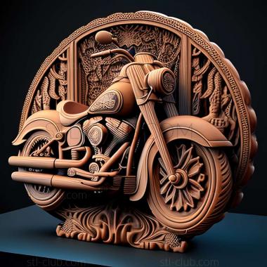 3D мадэль Harley Davidson Heritage Softail Classic (STL)